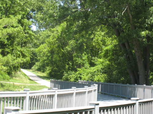 St. Vincent Park greenway trail